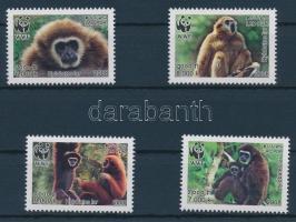 2008 WWF Gibbonok sor Mi 2062-2065