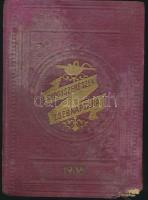 Gyógyszerészek zsebnaptára az 1938-ik évre.Dombornyomott, kissé sérült egészvászon kötésben 488p