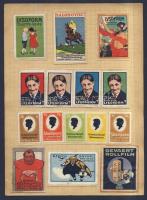 kb 80 darabos levélzáró-gyűjtemény