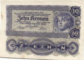 Kis vegyes bankjegy tétel: 1920. 2K + Osztrák-Magyar Bank 1922. 10K + 1943. 1000P + 1960. 10Ft + 196...