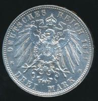 Német Államok/Bajorország 1911D 3M Ag "Luitpold bajor királyi herceg" T:1- /
German States...