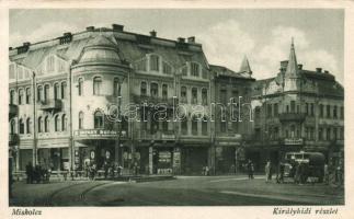 Miskolc Királyhíd Pataky Rudolf csemegeüzletével (EB)