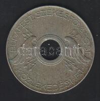 cca 1950. Budapest Székesfővárosi Közlekedési Rt. 20Ft lyukasztva