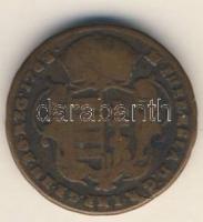 1763. Rézdénár M.Terézia (zárt korona) T:3