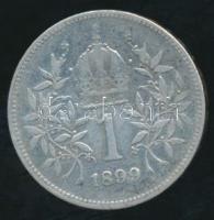 Ausztria 1899. 1K Ag T:3 /
Austria 1899. 1 Corona Ag C:F