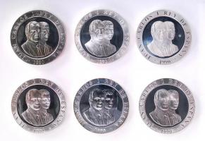 Spanyolország 1990-1992. Barcelonai Olimpia gyűjtemény 15db érmével: 2000Ptas Ag (15x) csak klf motí...