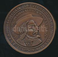 1976. "Magyar Éremgyűjtők Egyesülete - A mohácsi csata 450. évfordulójára" piefort (vastag) Br emlékérem T:1 kis ph.