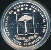 Guinea 1992. 7000Fr Ag "XXV. Nyári Olimpia" T:PP 25000db!
Guinea 1992. 7000 Francs Ag &quo...