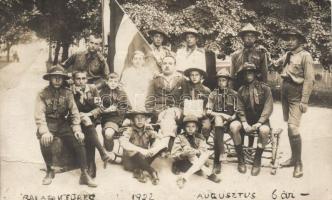 Balatonfüred cserkésztábor 1922 photo (EB)