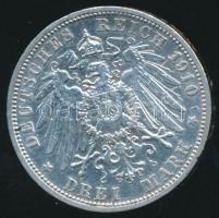 Német Birodalom/Császárság/Poroszország 1910A. 3M Ag "II. Vilmos" T:2-/2 k. ph. /
German S...