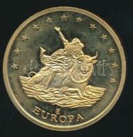 Németország 1998. 10 "Európa" aranyozott bicolor T:PP /
Germany 1998. 10 Euro "Europ...
