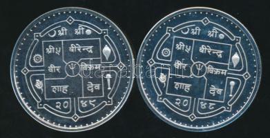 Nepál 1992. 500R Ag "Nyári Olimpia - Boxolás" + 500R Ag "Téli Olimpia - Síugrás"...