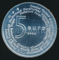 Hollandia 2004. 5€ Ag "Beatrix" T:BU /
Netherlands 2004. 5 Euro Ag "Beatrix...