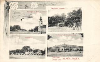 Szakálháza with the shop of Egler