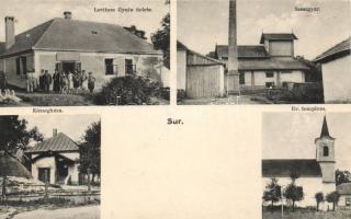 Súr with distillery and the shop of Gyula Levitusz