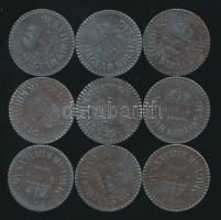 1940BP 2f (7x) + 1942BP 2f (2x) T:2-