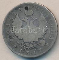 Oroszország 1817. Poltina(1/2R) Ag "I.Sándor" T:3 ly. /
Russia 1817. Poltina (1/2 Rouble) ...