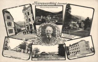 Mürzzuschlag with Restaurant Elephant and Dr. Peter Rosegger