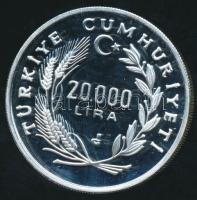 Törökország 1992. 20000L Ag "XXV. Nyári Olimpia - Barcelona" T:PP 16000db! / 
Turkey 1992....