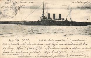 SMS Karl IV, Pola (EM)