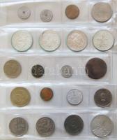 Vegyes hobbi érmegyűjtemény ezüst 1947. 50Ft-al és több ezüst 200Ft-tal albumba rendezve! T:vegyes