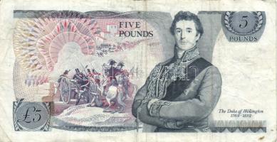 Nagy-Britannia 1971-1991. 1Ł (2x) + 5Ł (3x) T:III / 
Great Britain 1971-1991. 1 Pound (2x) + 5 Pound...
