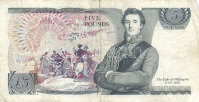 Nagy-Britannia 1971-1991. 1Ł (2x) + 5Ł (3x) T:III / 
Great Britain 1971-1991. 1 Pound (2x) + 5 Pound...