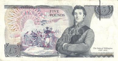 Nagy-Britannia 1971-1991. 1Ł (2x) + 5Ł (3x) T:III / 
Great Britain 1971-1991. 1 Pound (2x) + 5 Pound...