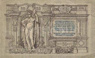 Kis külföldi bankjegy tétel 1919-1947, közte: Oroszország/Dél-Oroszország/Rostov 1919. 50R T:II + Ro...