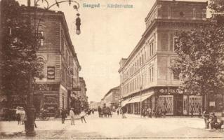 Szeged Kárász utca a Kék Csillag étteremmel (EB)