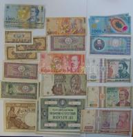 Románia vegyes bankjegy tétel, régi és modern papírpénzekkel 1941-2000 összesen 30db T:vegyes (Unc is) / Romania mixed banknotes,all 30 pieces, old and modern notes as well 1941-2000. C:mixed (Unc too)