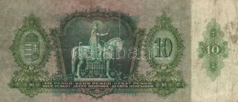 1930-41. 10P ,20P, 50P, 100P mindegyik hamis nyilaskereszt felülbélyegzéssel T:II,III+