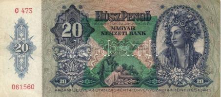 1930-41. 10P ,20P, 50P, 100P mindegyik hamis nyilaskereszt felülbélyegzéssel T:II,III+