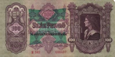 1930-41. 10P ,20P, 50P, 100P mindegyik hamis nyilaskereszt felülbélyegzéssel T:II,III+