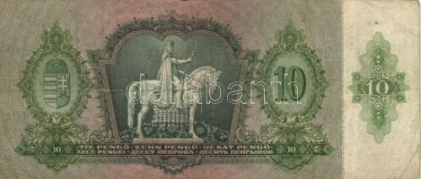 1930-41. 10P, 20P, 50P, 100P mindegyik hamis "Parancsnokság Mattsee" bélyegzővel T:II,III+