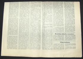 1989 A Magyar Nemzet Kádár János haláláról és az 1956-osok rehabilitációjáról tudósító száma
