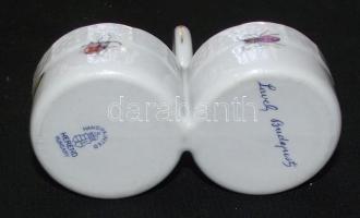 Herendi porcelán sótartó / Herend chinaware salt shaker 12x6 cm