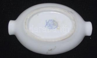 Viktória-mintás Herendi porcelán hamutálka / Herend chinaware ashtray 9x6 cm