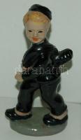 Kerámia kéményseprő-figura / Ceramic chimneysweep figure 16 cm