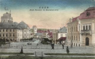 Eger Deák Ferenc és Káptalan utca (fl)