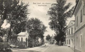 Bad Hall Steyr street with hotel