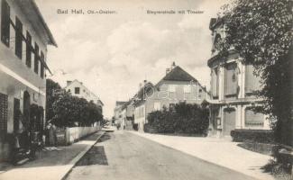 Bad Hall Steyr street with theatre