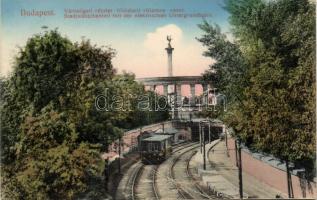 Budapest XIV. Városliget, földalatti villamos