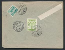 Registered airmail cover to Switzerland Ajánlott légi levél Svájcba