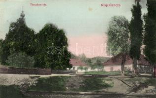 Kisjeszence church square