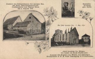 Wörth battle memorial card (EK)