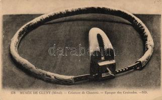 Chastity belt in the museum of Cluny (EM)