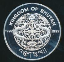 Bhután 1992. 300N Ag "XVII. Téli Olimpia" T:PP / 
Bhutan 1992. 300 Ngultrums Ag "Wint...