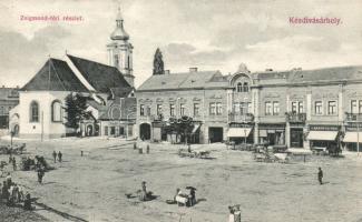 Kézdivásárhely Zsigmond square, shops