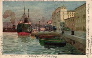 Fiume Adria Palace litho s: Raoul Frank